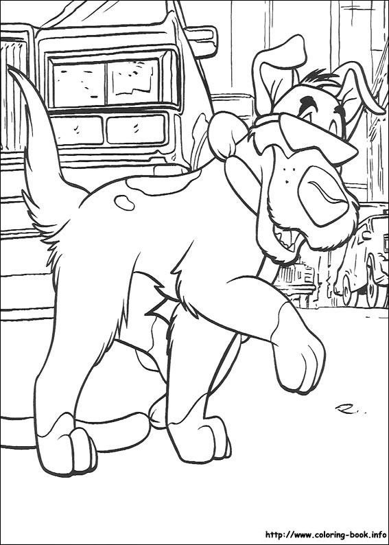 Oliver and Company coloring picture